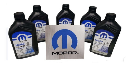 Kit 5 Litros Lubrificante 5w20 Original Mopar 