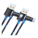 Cable De Carga Usb De 90 Grados Para Tesla Model 3, Bolaazul