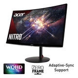 Acer Monitor Nitro Xz270u Pbmiiphx De 27 Pulgadas.resolución Wqhd De 2560 X 1440, Diseño Curvo 1500r Y Marcos Ultra Delgados.