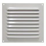 Grade De Ventilao Alumnio Branca Quadrada 20 X 20 Cm Itc