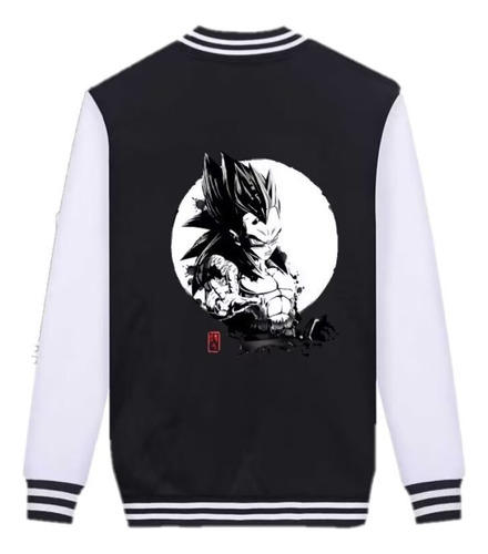 Chaqueta De Uniforme De Béisbol De Dragon Ball Vegeta