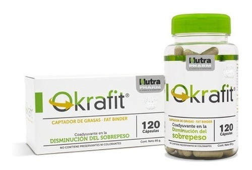 Pastillas Okrafit Para Adelgazar Perder Peso + Envio Gratis 