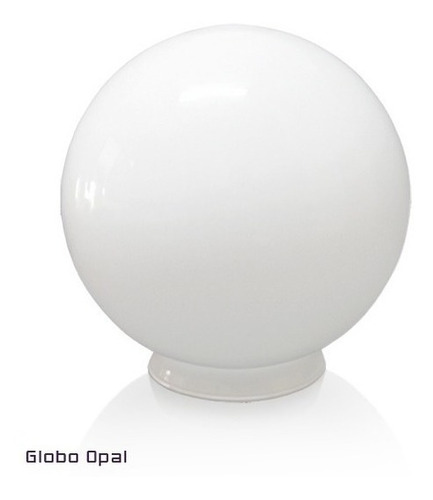 Tulipa Repuesto Globo 6x10 Vidrio Opal Con Cuello