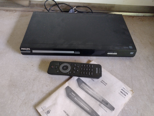 Dvd Player Philips Dvp3124/78 C/ Controle E Manual Coleção 