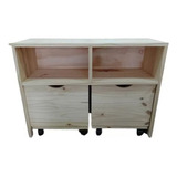 Mueble Juguetero Guardado Organizador Juguetes Baul C Ruedas