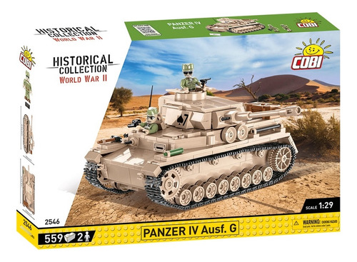  Cobi 2546 Tanque Para Armar Panzer Iv Bloques Guerra