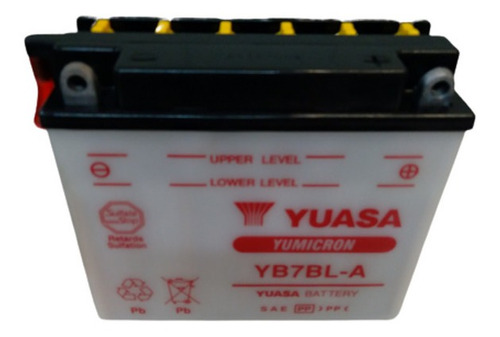 Bateria Yuasa Yb7bl A Sin Acido Cb 125 F New  Centro Motos