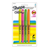 Resaltador Sharpie Fino Blister X 4 Colores Fluo Made In Usa