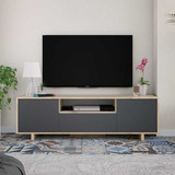 Mueble Para Tv Nórdico Modular Rack Moderno Mesa Melamina