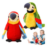 Peluche De Loro Que Habla Y Agita Alas Para Niños, 2 Unidade