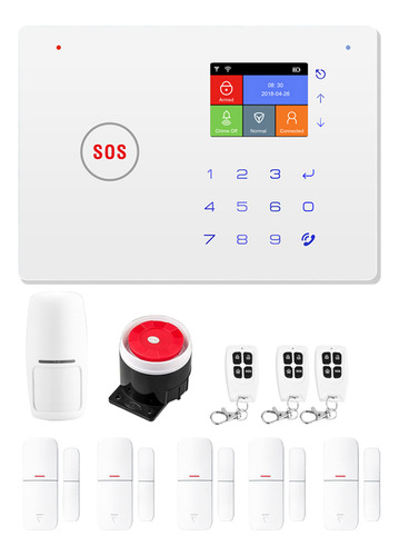 Alarma De Puerta Y Ventana, Sensor Gsm, Control De Seguridad