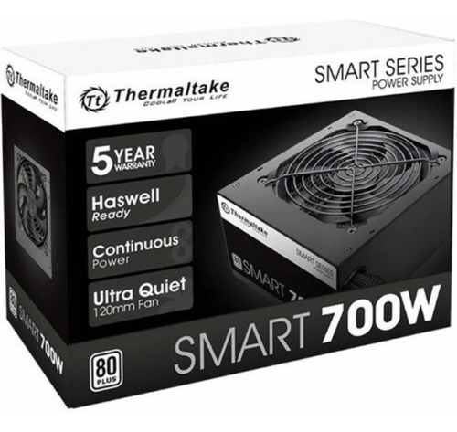 Fuente Thermaltake Smart 700w 80 Plus White