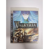 Valkyria Chronicles Ps3 Mídia Física Completo Com Manual