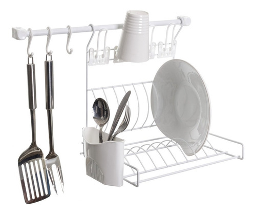 Kit Organizador Requinte Master Para Cozinha Branco Metaltru