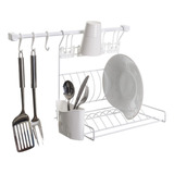 Kit Organizador Requinte Master Para Cozinha Branco Metaltru