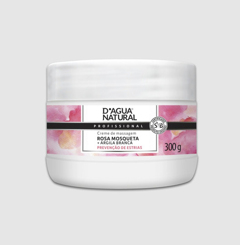 Creme Massagem Para Estrias Dagua Natural Estriz 300gr