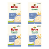 Cereal Para Bebé Orgánico Holle (4 Cajas De Arroz)