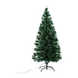 Árbol De Navidad Led Fibra Óptica 1.80mt Adornos
