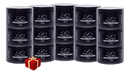 Gel Cola Pierry Lohan - Cx 15 Unidades Gel Cola 250g + Brind