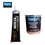 Kit Resanador Masilla Putty 1k Auto Sayer Kf-0100 Y Kf-0700