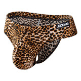 Pantalones Sedosos Con Estampado De Leopardo Para Hombre, Ro