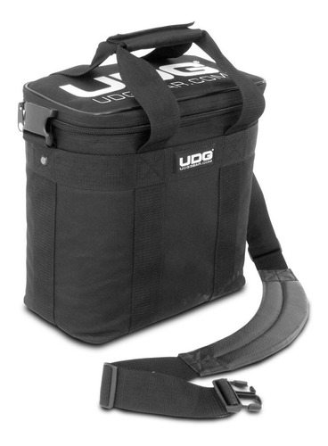 Udg Bolso Para Vinilos 50 Lp´s/cd  Negro / Logo Blanco U9500