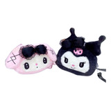 Bolso Bandolera De Peluche My Melody Y Kuromi 