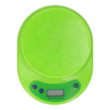 Balanza Pesa Electrónica Digital 5kg Color Verde (sin Bowl) 