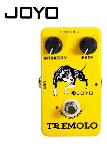 Pedal Joyo Tremolo - Serie Vintage Color Amarillo