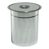 Lixeira De Embutir Inox - 25cm X 30cm - 8 Litros