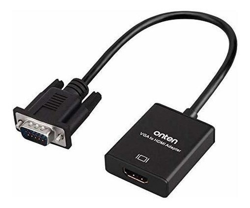 Vga A Hdmi Onten 1080p Vga A Hdmi Adaptador Macho A Hembra )