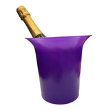 Frapera Hielera Plastico Violeta Fiesta Champagne