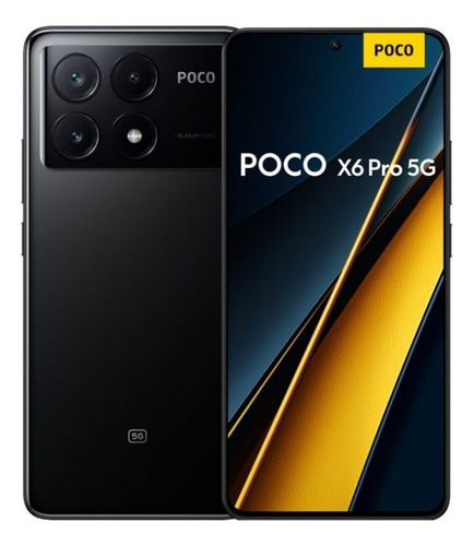 Smartphone Poco X6 Pro 512/12 Black + Capinha Brinde  