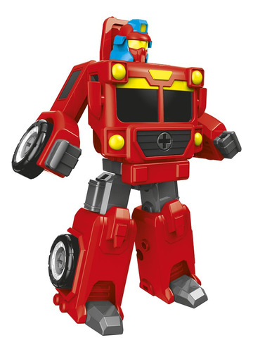 Robot Camion Bombero Transformers Convertible Ditoys