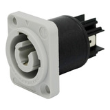 Neutrik Nac3mpb Powercon Ficha Conector Macho A Chasis