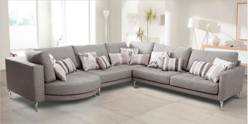 Sillon Sofa Esquinero Nizan Premiun Chenille Antidesgarro