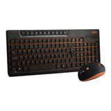 Combo Teclado E Mouse Oex Tm402 Sunset Sem Fio 1600 Dpi