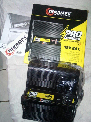 Fonte Automotiva Taramps Procharger 120 Amperes 12v Bivolt