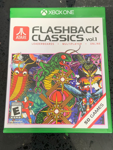 Jogo Flash Back Classics Vol 1 Atari 50 Games Dvd Xbox One