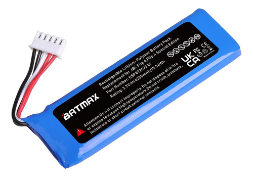 Batmax Batería Para Jbl Flip 4, Flip 4 Special Edition
