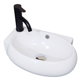 Arenci-pack Lavabo Pared  Ice Mini - C5 Negro 43x28x13 Cms.