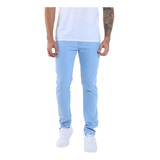 Calça Jeans Sarja Masculina Skinny Slim Com Laicra 