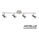 Aplique De 4 Luces Barra Platil C/lámp Led Cocina Comedor