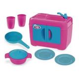 Pia De Cozinha Brinquedo Infantil Feminino Com Acessórios