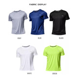 Polera De Poliéster Fitness Ropa De Ejercicio Deportiva 