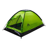 Carpa 2 Personas Color Verde Asgard Tienda Camping 2x1.2