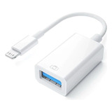 Cabo Otg Usb Compatível Com iPhone E iPad Pendrive Teclado