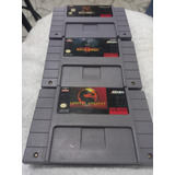 Mortal Kombat 1,2 Y 3 Super Nintendo Snes Original Funcional