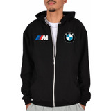 Blusa De Frio Bmw Color Motorsport Casaco Ziper Unissex