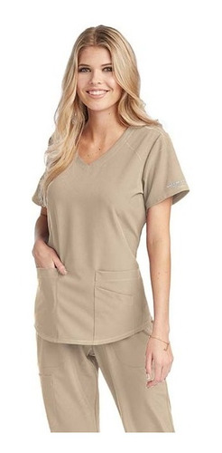 Uniforme Medico Quirurgico Skechers Stretch Mujer Khaki